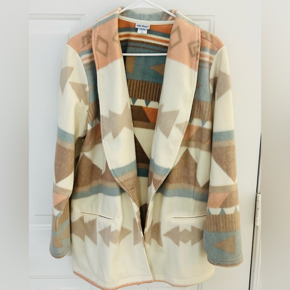 Vicki Wayne Blazer Fleece Jacket XL Southwest